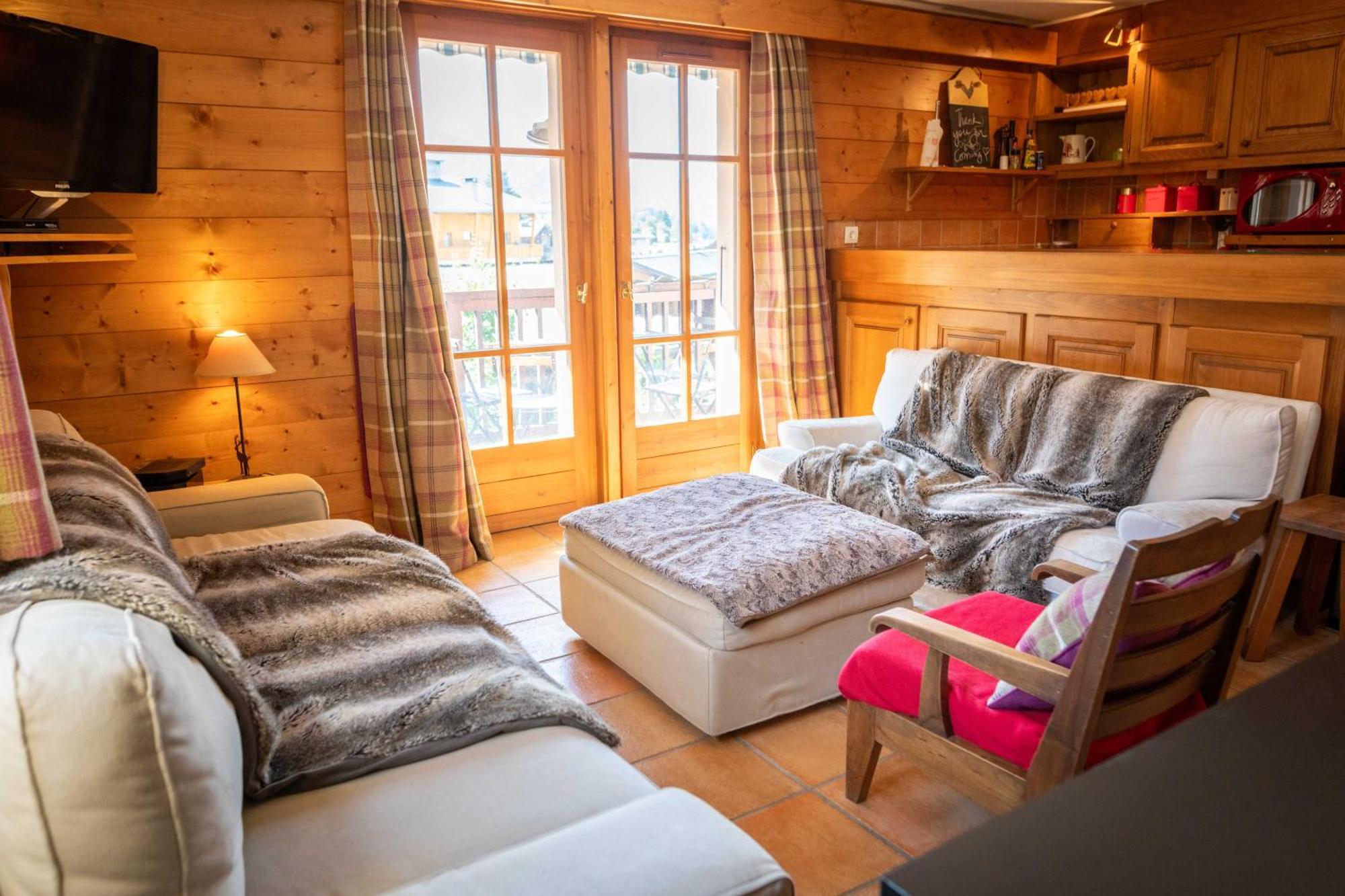 Warm 2-Bedroom Apartment Near The Tourist Office Megève Екстериор снимка